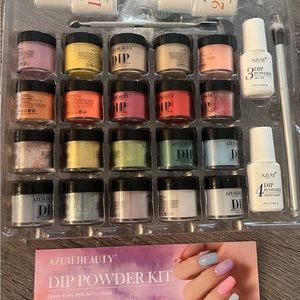 Azure beauty Dip Powder Kit.